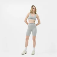 Spodnie sportowe damskie - Damskie kolarki treningowe CALVIN KLEIN WOMEN 00GWS3L705 - szare - Calvin Klein - miniaturka - grafika 1