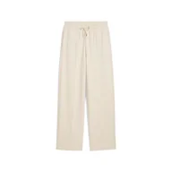 Spodnie damskie - Damskie Spodnie PUMA WARDROBE ESS STRAIGHT PINTUCK PANTS DK OP 62977487 – Beżowy - miniaturka - grafika 1
