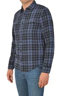 Koszule męskie - Koszula męska w kratkę Lee Regular Shirt Black - miniaturka - grafika 1