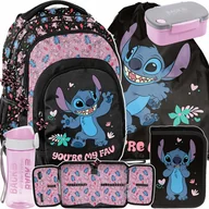 Plecaki - Stitch Plecak Zestaw 5w1 Do Szkoły Dziewczęcy Tornister Do Klasy 1-4 Paso - miniaturka - grafika 1