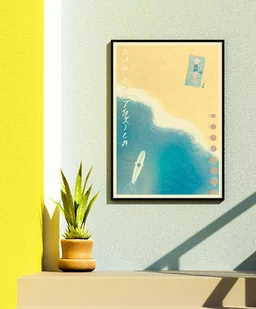 Plaża nad Bałtykiem - plakat 50x70 cm - Plakaty - miniaturka - grafika 1