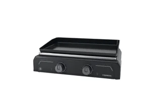 Campingaz Plancha Electric 2 XD, elektryczny grill stołowy, z płytą żeliwną i 2 oddzielnymi strefami do gotowania, moc 3400 W; idealny do grillowania śródziemnomorskiego 300006756 Czarny - Raclette - miniaturka - grafika 1