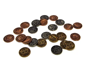 Zestaw 12 Rzymskich Metalowych Monet - Gry planszowe - miniaturka - grafika 1
