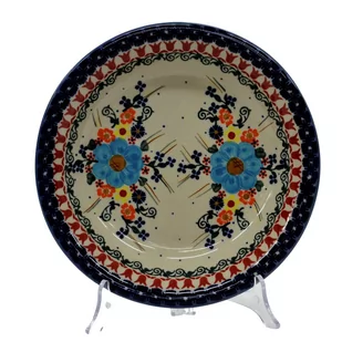 Ceramiczny talerz głęboki 22,5 cm Ceramika Bolesławiec - Dekoratorstwo - miniaturka - grafika 1