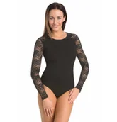 Bielizna nocna - Body damskie koronkowe Darotte czarne, Teyli - miniaturka - grafika 1