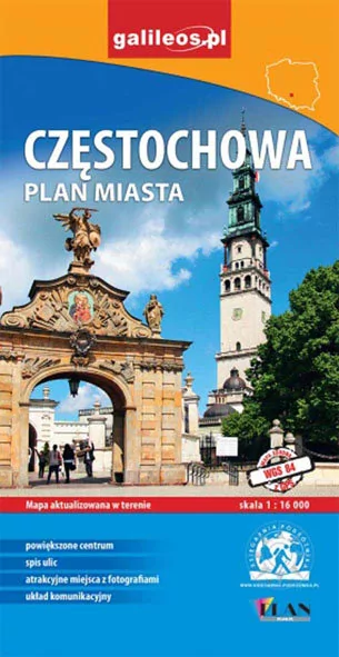 Częstochowa Plan miasta 1:16 000 - Plan