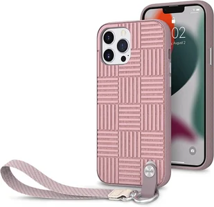 Moshi Etui Altra z odpinaną smyczka iPhone 13 Pro Max antybakteryjne NanoShield Pink - Etui i futerały do telefonów - miniaturka - grafika 1