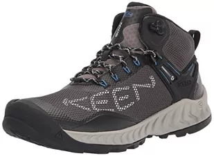 KEEN Męskie buty trekkingowe Nxis Evo Mid, Magnes jasny kobalt, 43 EU - Buty trekkingowe męskie - miniaturka - grafika 1