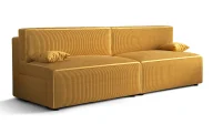 Sofy i kanapy - Żółta rozkładana sofa K5-L02 - miniaturka - grafika 1