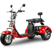 Skutery - Skuter elektryczny BILI COCO TRÓJKOŁOWY czerwony - miniaturka - grafika 1
