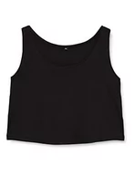 Koszulki i topy damskie - Build Your Brand Womens Ladies Oversized Tanktop T-Shirt, czarny, 4XL - miniaturka - grafika 1