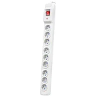 Listwy zasilające - Armac Listwa zasilająca Multi M9 9 gniazd 2.5m biało szary M9SZ - miniaturka - grafika 1