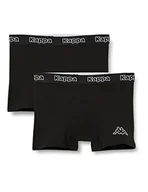 Spodenki damskie - Kappa 2pack Boxers 304jb30-950 Bokserki (szorty) Mężczyźni, Czarny (czarny 304jb30-950), S - miniaturka - grafika 1