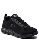 Sneakersy damskie - SKECHERS Sneakersy Track 232081/BBK Czarny - miniaturka - grafika 1