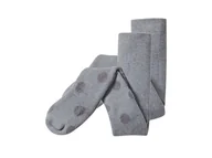 Rajstopy dziecięce - lupilu® Rajstopy dziecięce z biobawełny, 2 pary (Szary, 86/92) - miniaturka - grafika 1