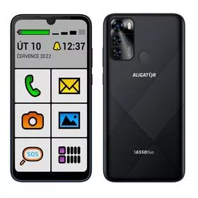 Aligator S6550 Senior 3GB/128GB Dual Sim Czarny - Telefony komórkowe - miniaturka - grafika 1