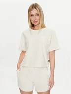 Koszulki i topy damskie - Puma T-Shirt Ess Elevated 677947 Écru Regular Fit - miniaturka - grafika 1