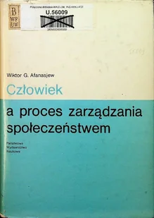 Człowiek a proces zarządzania społeczeństwem - Zarządzanie - miniaturka - grafika 1