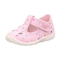 Kapcie damskie - Superfit Chłopięce dziewczęce kapcie Spotty, różowe/wielokolorowe 5520, 20 EU, Różowy, wielokolorowy 5520, 20 EU - miniaturka - grafika 1