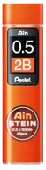 Ołówki - Grafity ołówkowe PENTEL AinStein 0,5 2B 40SZT XL - miniaturka - grafika 1