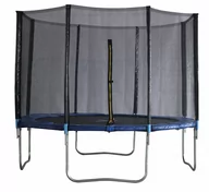 Trampoliny - Tesoro, Trampolina z siatką zewnętrzną i drabinką, 10 FT/312 cm - miniaturka - grafika 1