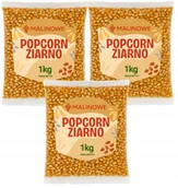 Popcorn - Zestaw Popcorn Ziarno 3x1kg Kukurydza Do Prażenia Doskonała Jakość Premium - miniaturka - grafika 1