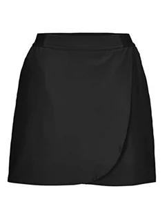 killtec Panie Funkcjonalna spódnica z obcisłymi spodniami wewnętrznymi/spódnicą zewnętrzną KOS 53 WMN SKORT, black, 46, 39203-000 - Sukienki i spódnice sportowe - miniaturka - grafika 1