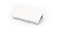 Meble modułowe i akcesoria - Uchwyt meblowy krawędziowy BIAŁY POŁYSK lekki wytrzymały UA06 43,6cm 416/436 - miniaturka - grafika 1