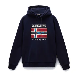 Bluza męska Napapijri B-Dorees Hooded - Bluzy męskie - miniaturka - grafika 1