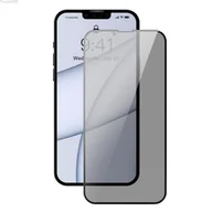 Szkła hartowane na telefon - Baseus Baseus 2x szkło hartowane 0,3 mm Anti Spy z ramką na cały ekran iPhone 13 Pro Max (SGQP010801) (case friendly) - miniaturka - grafika 1