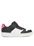 Buty dla dziewczynek - Skechers Sneakersy Quick Street-Style Stride 310241L/BKWP Czarny - miniaturka - grafika 1