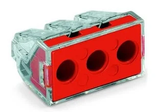 Wago Złączka instalacyjna 3x6mm czerwona 773-173 - Inne akcesoria elektryczne - miniaturka - grafika 2