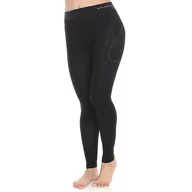 Bielizna sportowa damska - Legginsy damskie Brubeck Active Wool LE11700 black  - XL - miniaturka - grafika 1