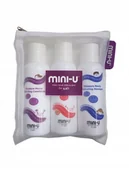 Kosmetyki kąpielowe dla dzieci - ZESTAW DLA DZIECI SZAMPON + ODŻYWKA + ŻEL + KOSMETYCZKA 3X100 ML MINI-U - miniaturka - grafika 1