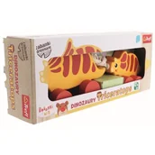 Zabawki interaktywne dla dzieci - Zabawka drewniana - Triceratops TREFL - miniaturka - grafika 1