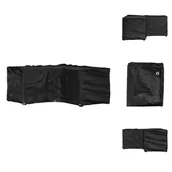 Pokrowce na meble ogrodowe - vidaXL Pokrowiec na meble ogrodowe w kształcie litery L 16 oczek 215x215x90 cm - Pokrowce ochronne na meble ogrodowe - miniaturka - grafika 1