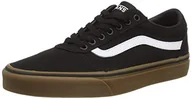 Trampki męskie - Vans męski Ward Canvas Sneaker - czarny - 40 EU - miniaturka - grafika 1