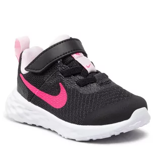 Buty NIKE - Revolution 6 Nn (TDV) DD1094-007 Black/Hyper Pink/Pink Foam - Buty sportowe damskie - miniaturka - grafika 1