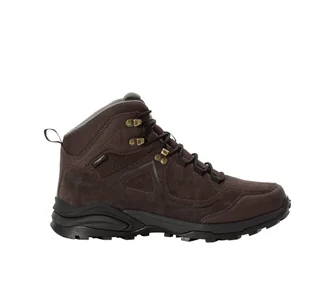 Męskie buty na wędrówki Jack Wolfskin SUNSET HIKE TEXAPORE MID M dark oak - 39,5 - Buty trekkingowe męskie - miniaturka - grafika 1