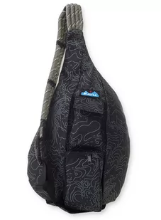 Plecak na jedno ramię Kavu Rope Sling - black topo - Plecaki szkolne i tornistry - miniaturka - grafika 1