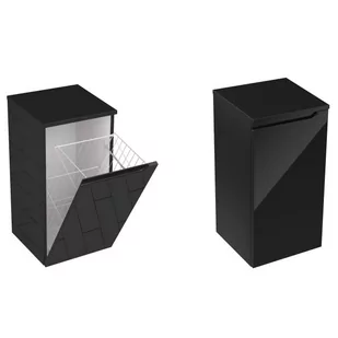 Słupek Łazienkowy ETHOS BLACK - ETHC SL 35 1K P - Szafki łazienkowe - miniaturka - grafika 1