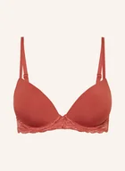 Biustonosze - Calvin Klein Biustonosz Usztywniany Sensual Stretch Love braun - miniaturka - grafika 1
