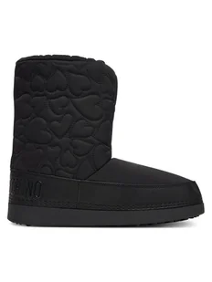 LOVE MOSCHINO Śniegowce JA24202G1NISE00A Czarny - Śniegowce damskie - miniaturka - grafika 1