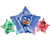 Balony i akcesoria - Amscan Balon foliowy "PJ Masks Stars", 16" SHP 34675 - miniaturka - grafika 1