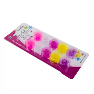 Inny / zamiennik Zestaw kolorowych szpulek w blistrze do maszyn do szycia - 10 szt. 2518P(C)(P) - Akcesoria i części do maszyn do szycia - miniaturka - grafika 1