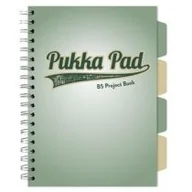 Zeszyty szkolne - Pukka Project Book Sage B5 kratka 100 kartek 3 szt. - miniaturka - grafika 1