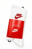 Skarpetki męskie - Skarpety długie białe NIKE rozmiar 42-46 3 pary (10311) - miniaturka - grafika 1