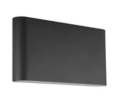 Lampy ogrodowe - Prezent 31318 - LED Kinkiet zewnętrzny MAER 2xLED/5W/230V IP44 czarny - miniaturka - grafika 1