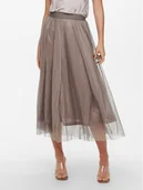 Spódnice - ONLY Spódnica midi 15214303 Brązowy Regular Fit - miniaturka - grafika 1