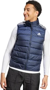 Kamizelka męska adidas Essentials 3-Stripes Light Down granatowa IK3210 S - Kamizelki męskie - miniaturka - grafika 1